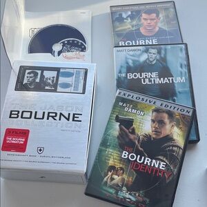 The Jason Bourne Collection DVD Set